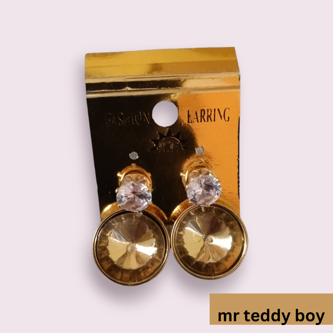 studded earrings-mr teddy boy