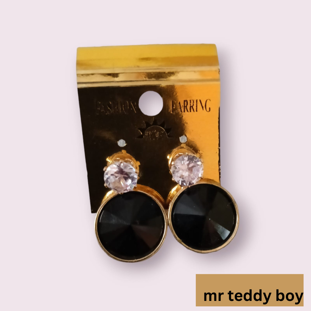 studded earrings-mr teddy boy