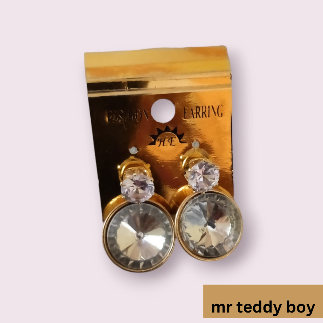 studded earrings-mr teddy boy